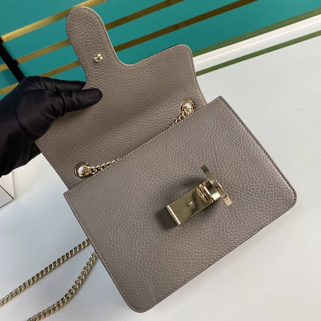 Gucci Interlocking Leather Chain Crossbody Bag Replica 510304