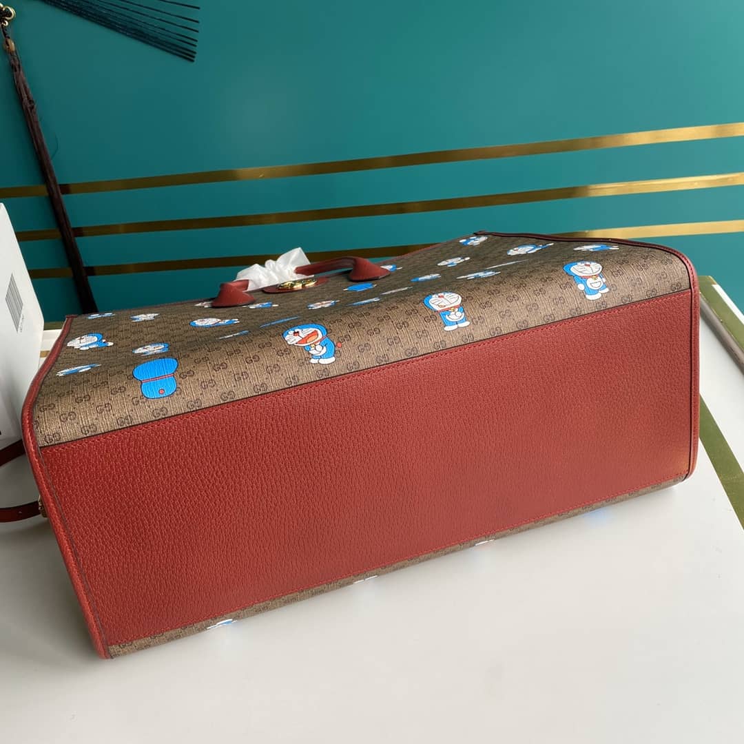 Gucci GG Supreme Doraemon 2Way Mini Tote Replica 653952