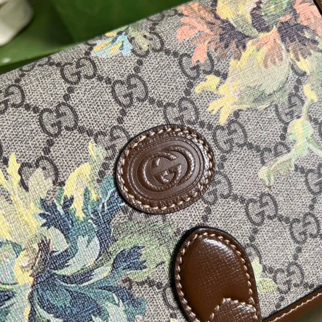 Gucci GG Carnation Print Mini Shoulder Crossbody Bag 671620 Replica