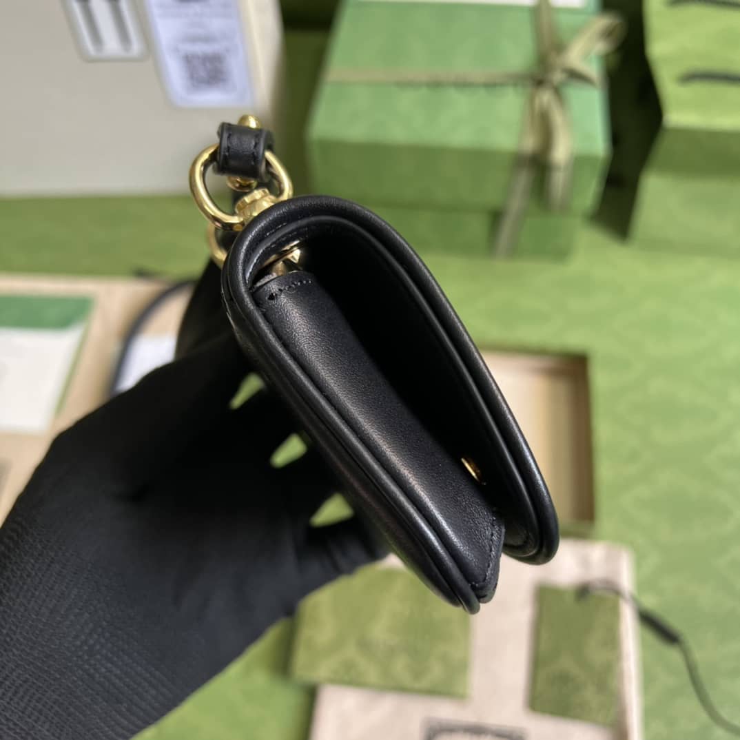 Gucci Blondie Mini Card Case Wallet 698635 Replica Crossbody Bag