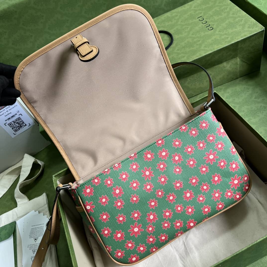 Gucci Children Cat Print 664143 Replica Messenger Bag