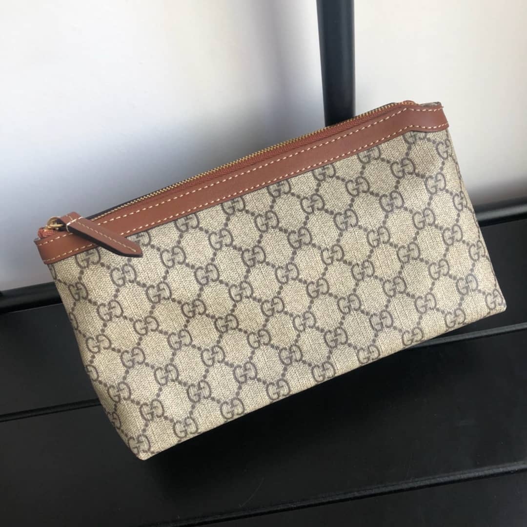 Best Replica Gucci Soft GG Supreme Baby Changing Bag Replica Brown 457356(ColaReps)