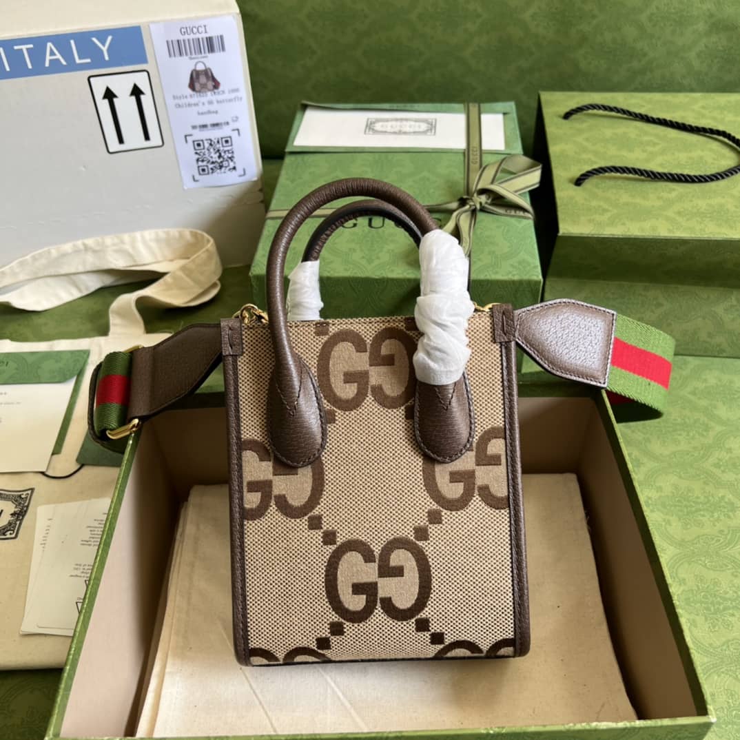 Gucci Jumbo Mini Tote With Interlocking 671623 Replica Bag