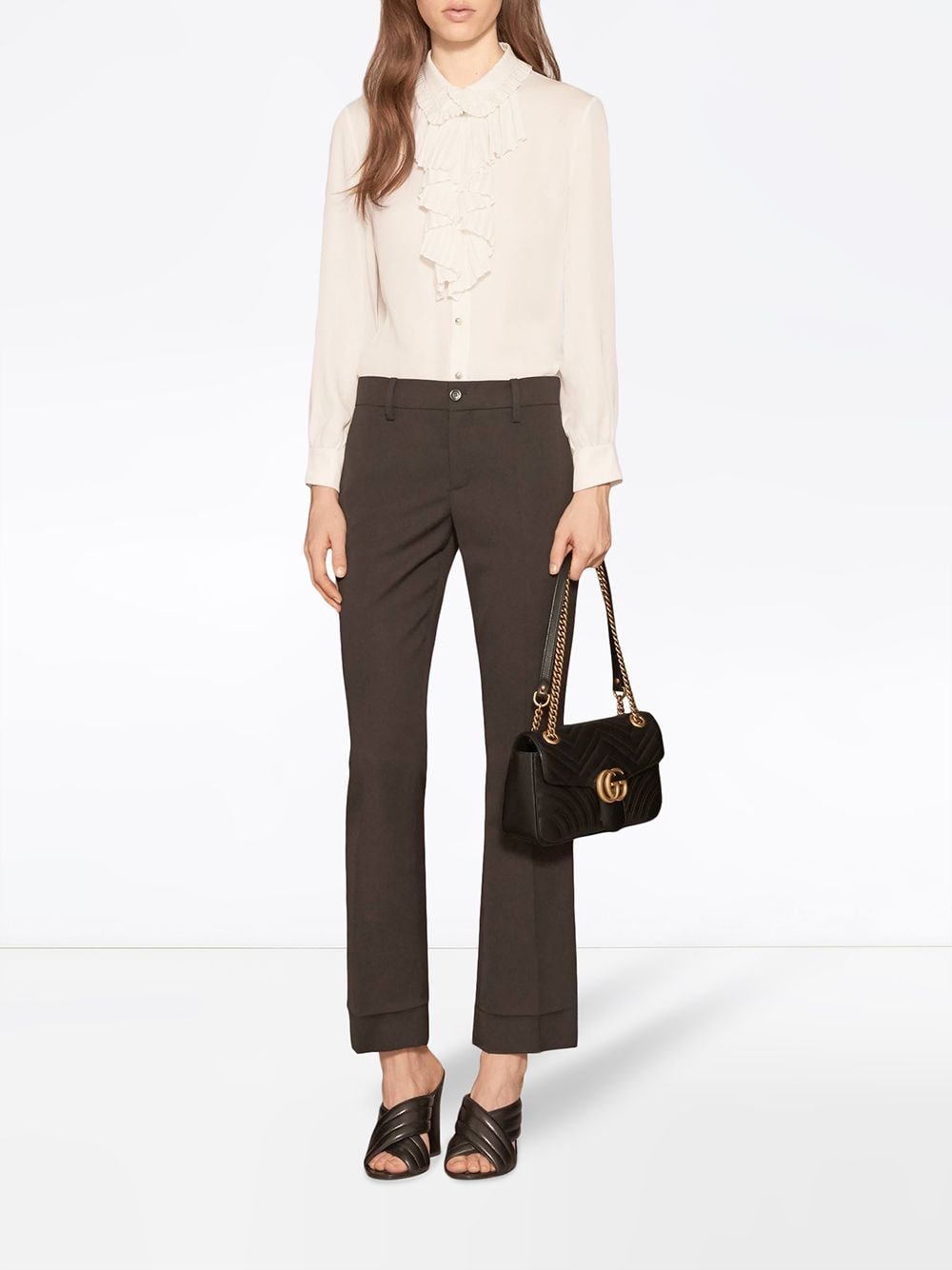 Gucci Dupe GG Marmont small matelassé leather shoulder bag
