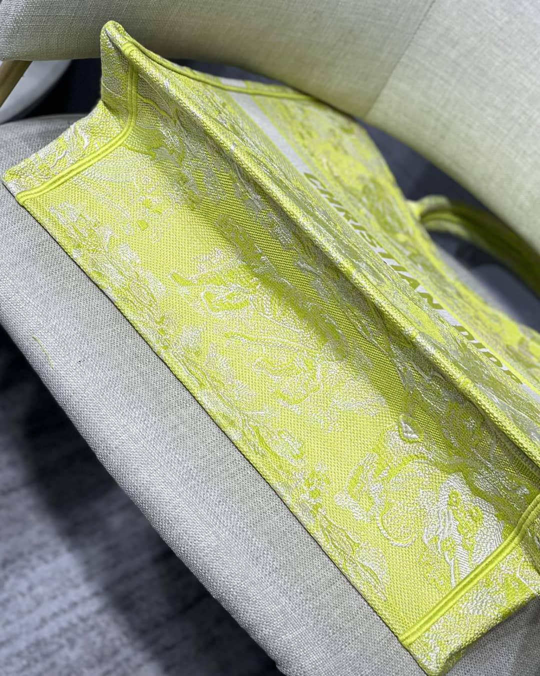 Christian Dior CD Book Embroidery Replica Tote