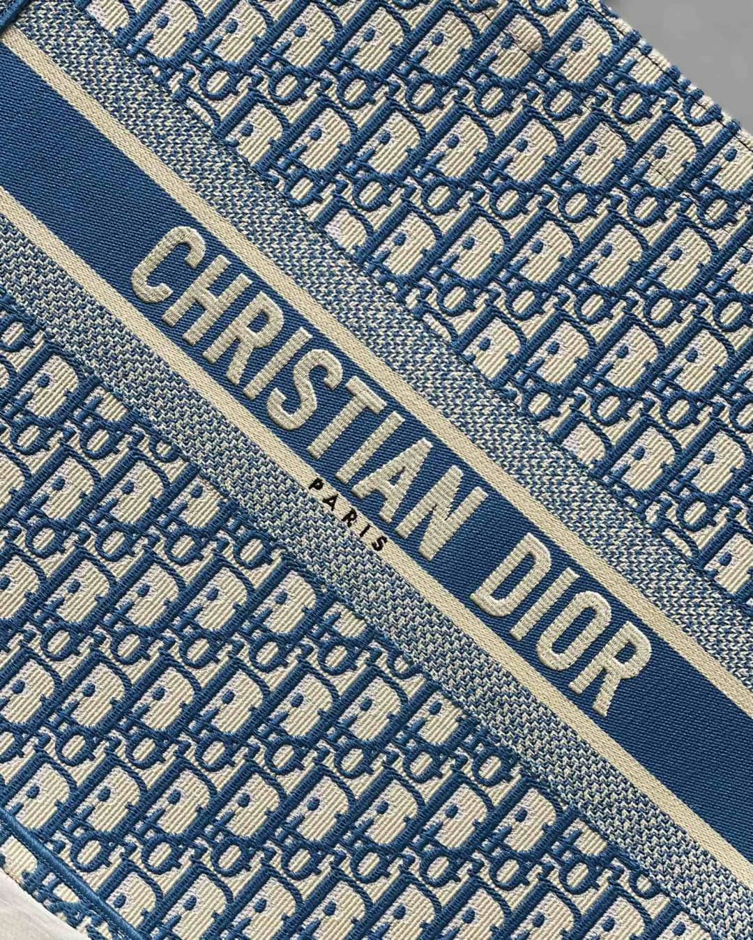 Christian Dior CD Book Embroidery Replica Tote