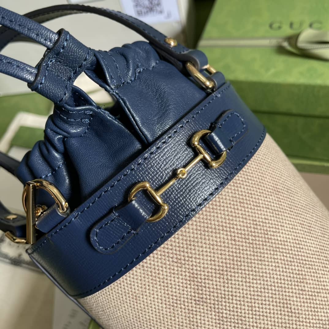 Gucci Horsebit 1955 Small Bucket Bag Replica 637115