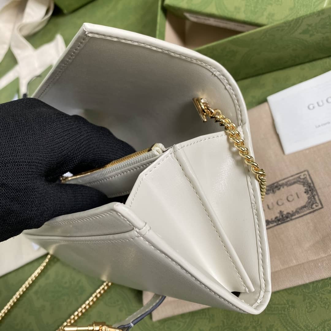 Gucci Jackie 1961 Shoulder Bag Chain Wallet Replica 652681