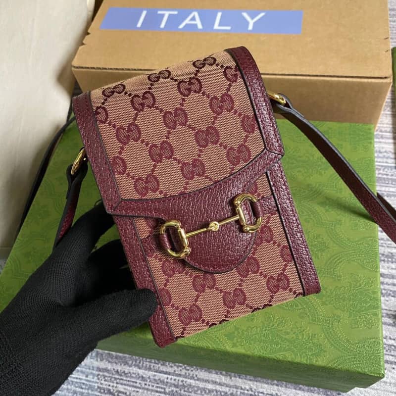 Gucci Horsebit 1955 Mini Bag Replica Red 625615