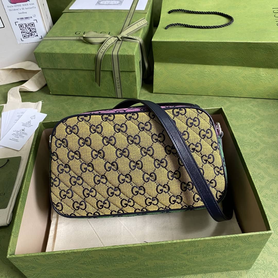 Gucci Marmont Dupe GG Small Matelassé Shoulder Bag Replica 447632