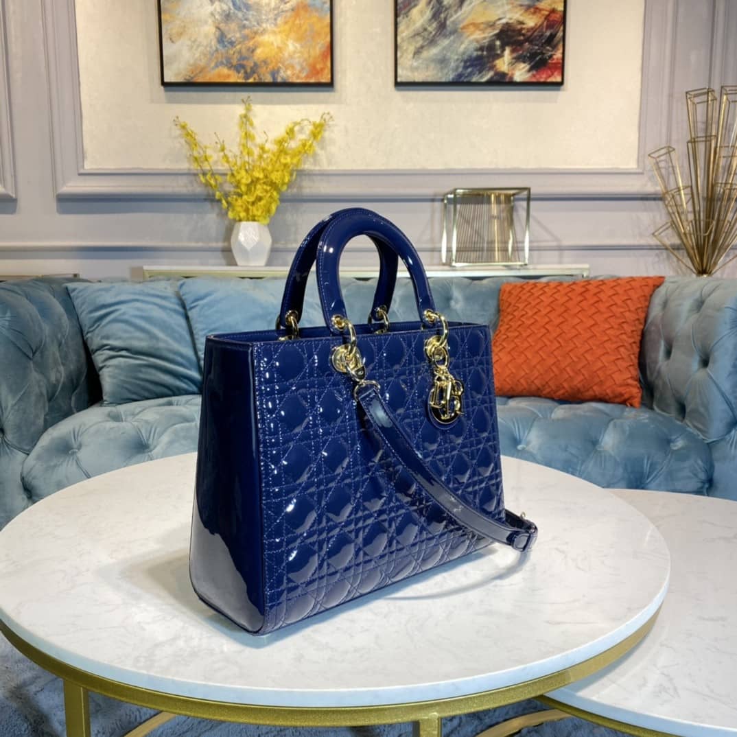 Lady Dior Dupe 32CM Replica Bag(Cola)