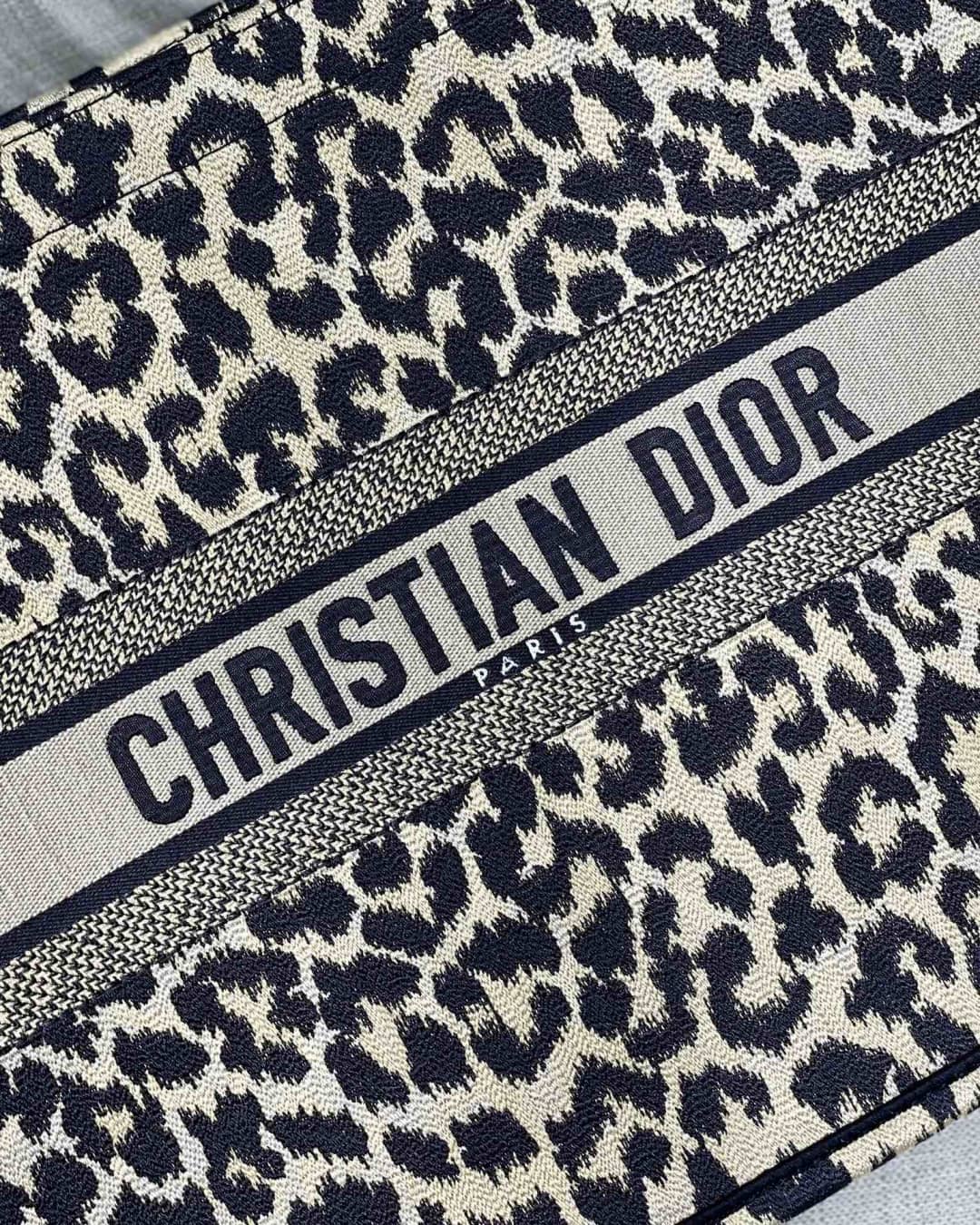 Christian Dior Tote Bag Dupe CD Book Embroidery