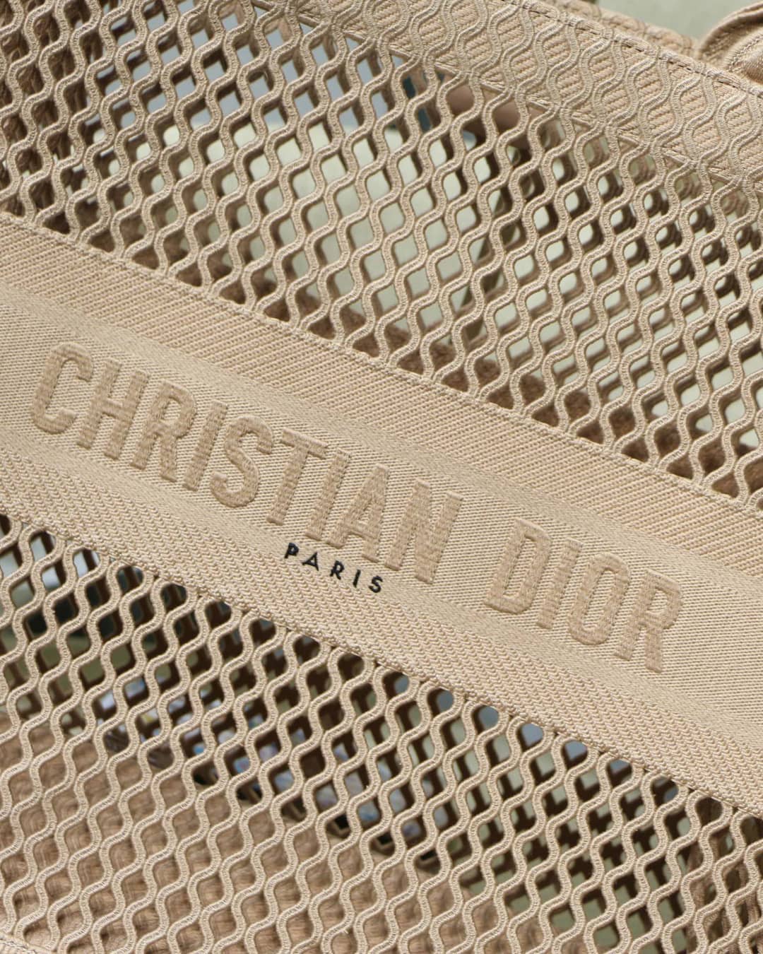 Christian Dior Mesh Book Tote Bag Dupe
