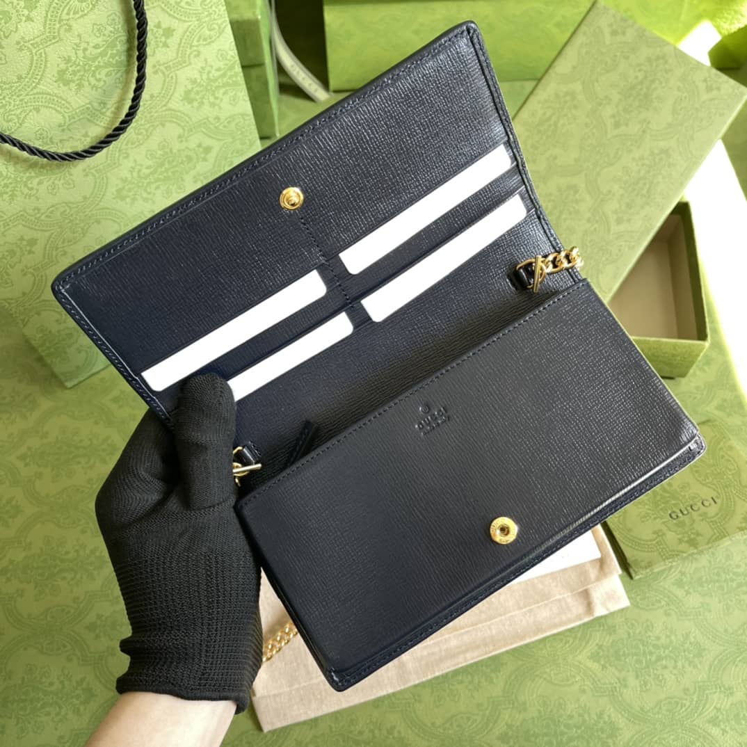 Gucci 1955 Horsebit Chain Wallet Replica 621892