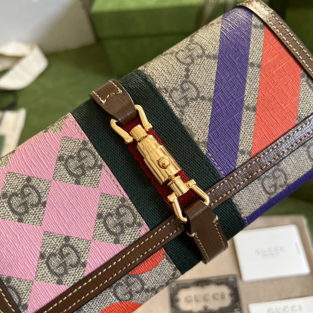 Gucci Jackie 1961 Shoulder Bag Chain Wallet Replica 652681