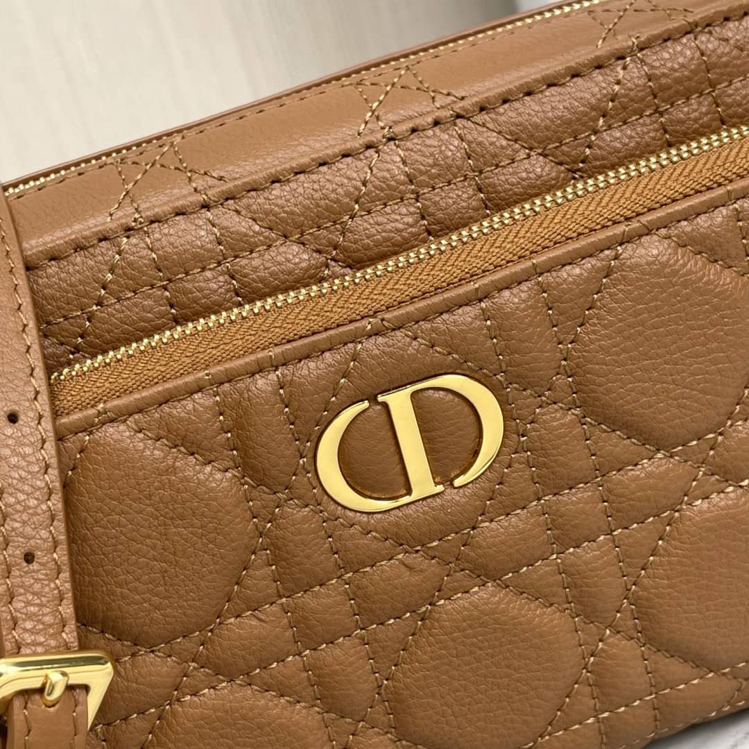 Christian Dior Caro Double Calfskin Pouch