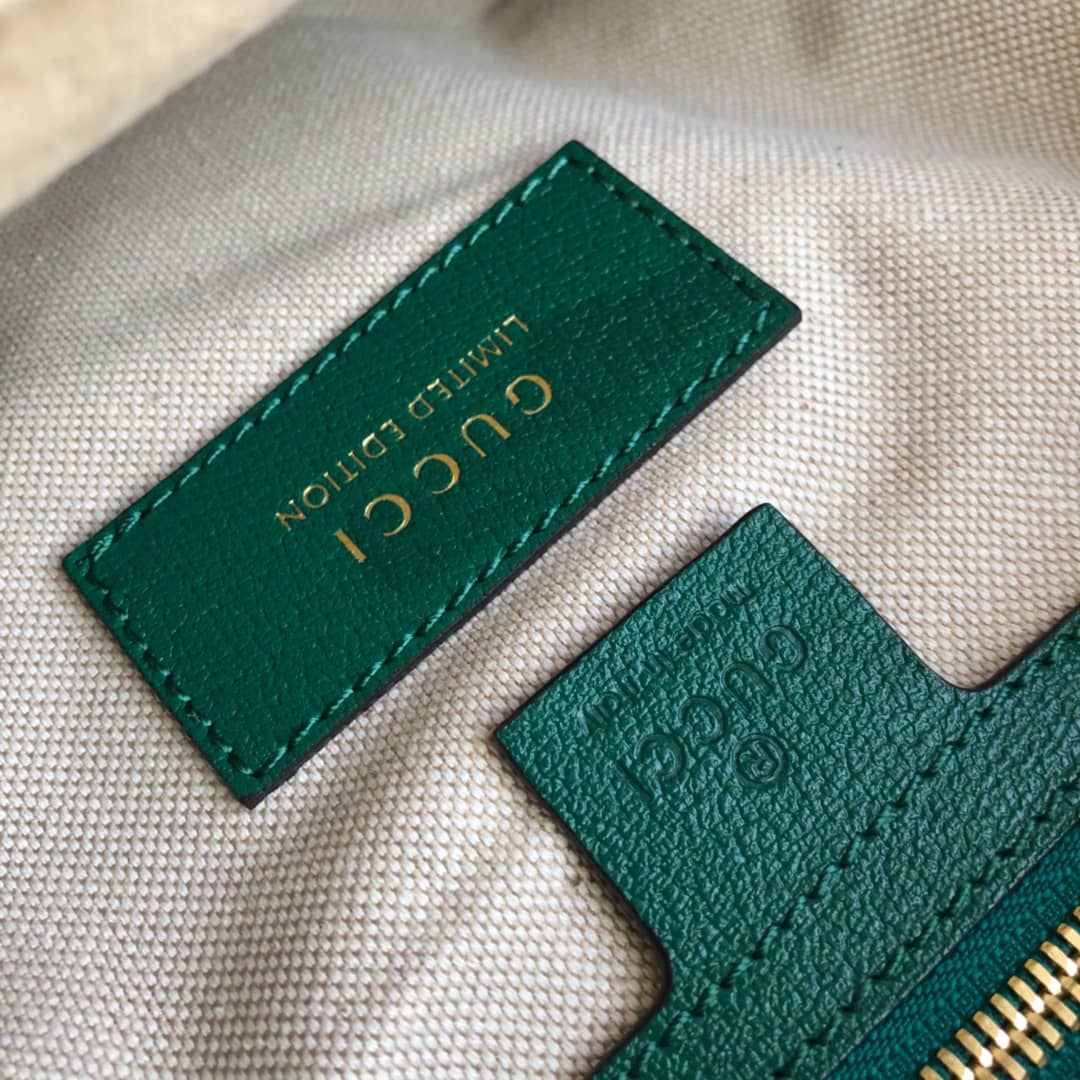 Gucci Ophidia Flora Small GG Supreme Canvas Replica Backpack Green 547965