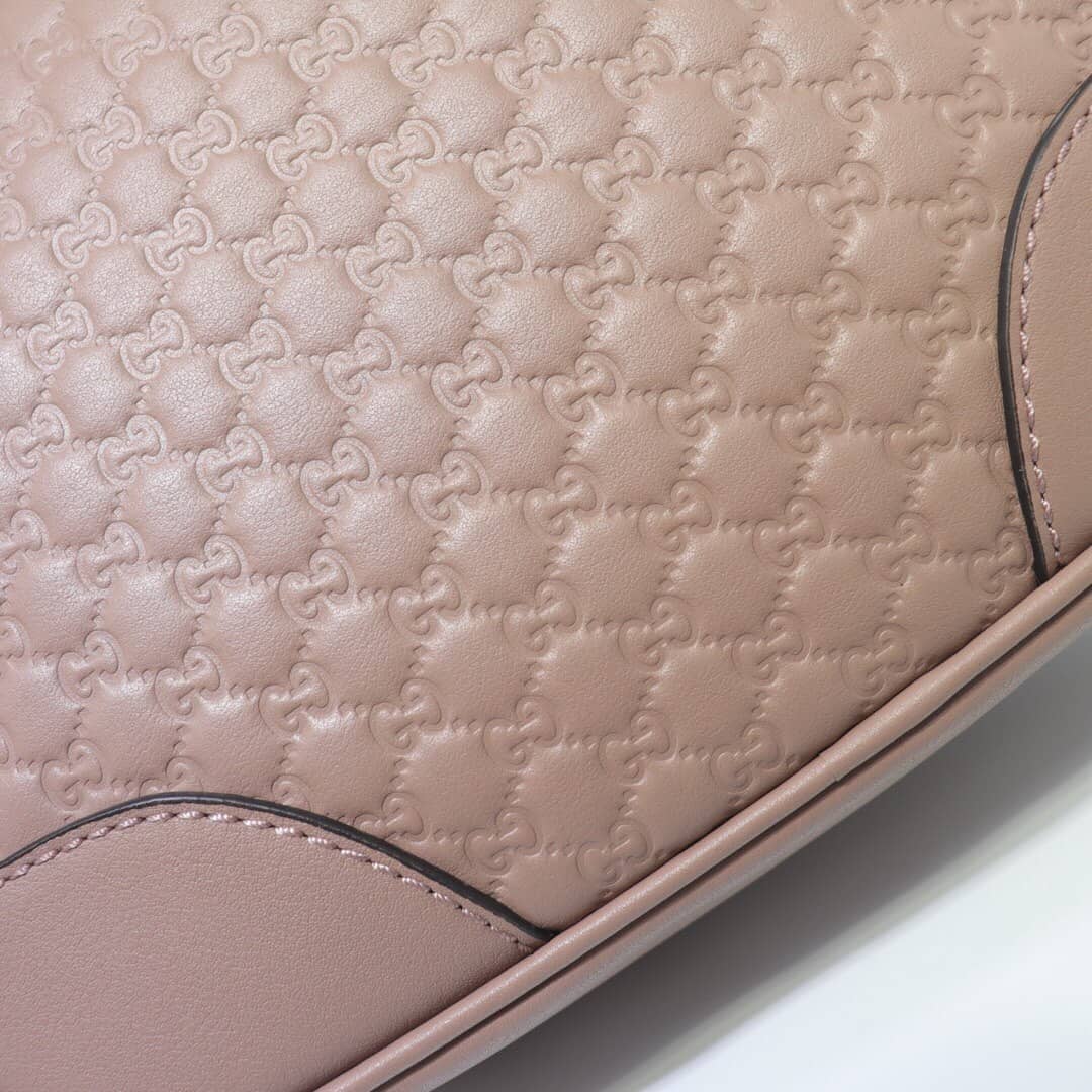Gucci Bree Guccissima GG Leather Canvas Camera Bag Replica Apricot 449413