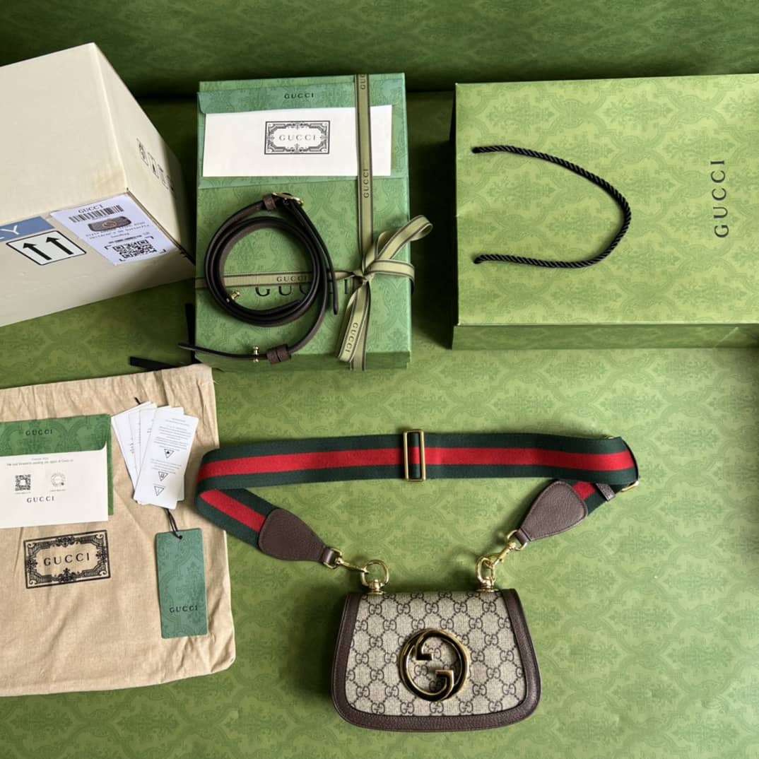 Gucci Blondie Mini Bag Brown 698643 Replica Crossbody Bag
