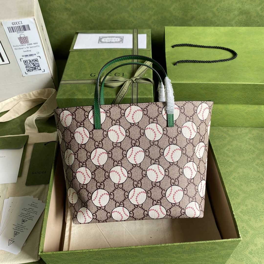 Gucci Children GG Supreme Tote Replica 410812