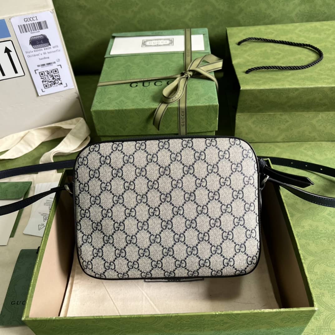 Gucci Horsebit Bag Dupe GG Supreme Canvas 645454 Replica Crossbody Bag