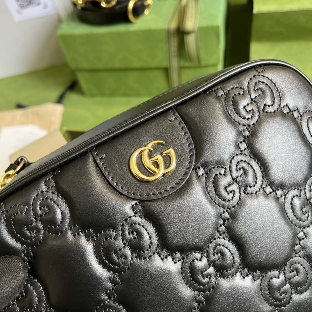 Gucci GG Matelassé Leather Shoulder Crossbody Handbag 702234 Replica