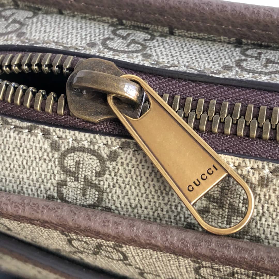 Gucci Supreme Leather Ophidia GG Camera Bag Replica 598130