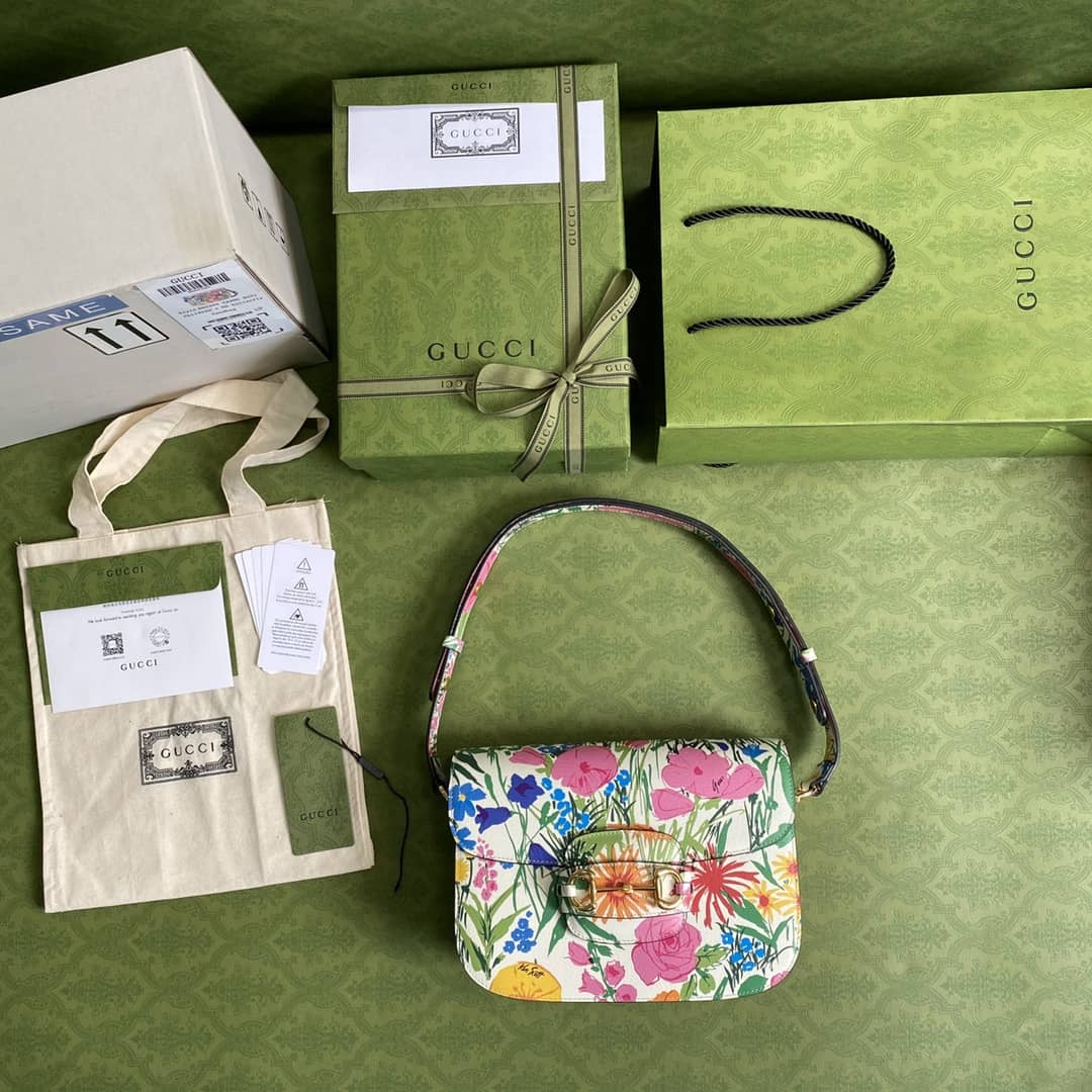 Gucci 1955 Horsebit Supreme Shoulder Bag Replica 602204