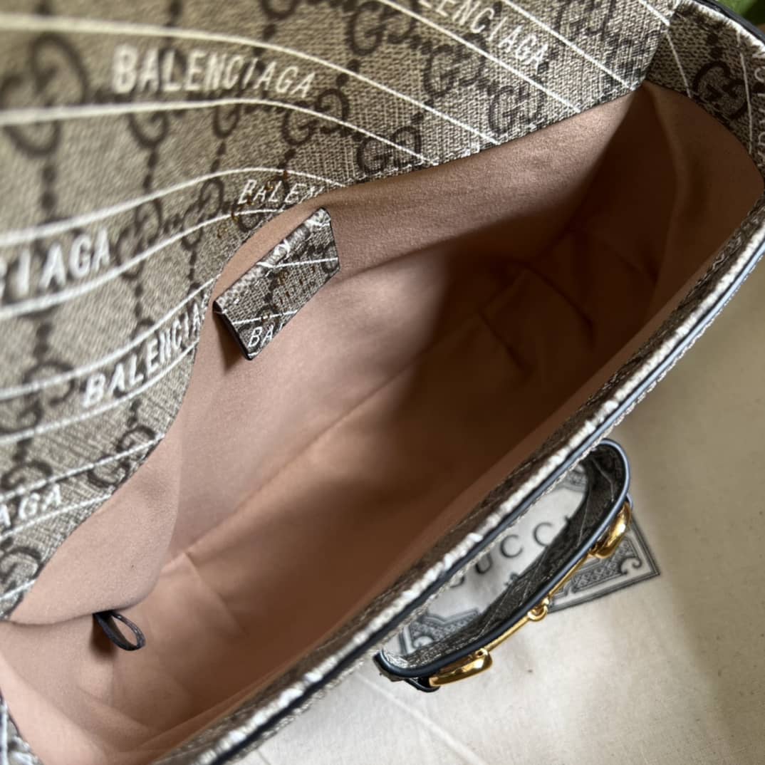 Gucci 1955 Horsebit Supreme GG Canvas Mini Shoulder Bag Replica 658574