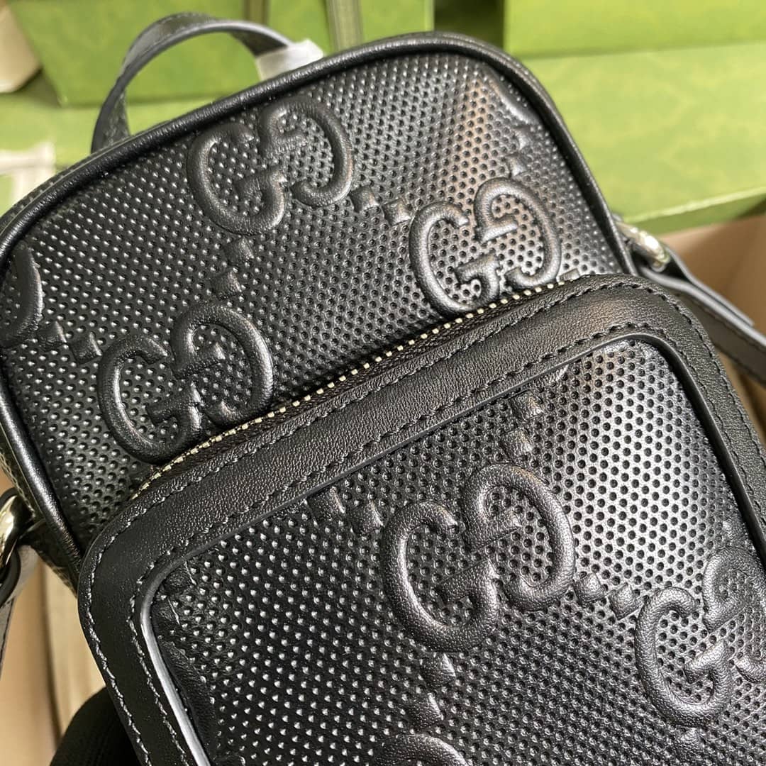 Gucci GG Embossed Mini Bag Replica 658553