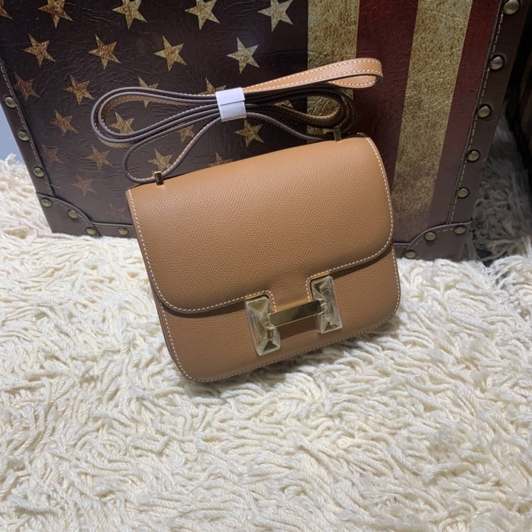 Hermes Replica Constance Bag 18CM Epsom Leather