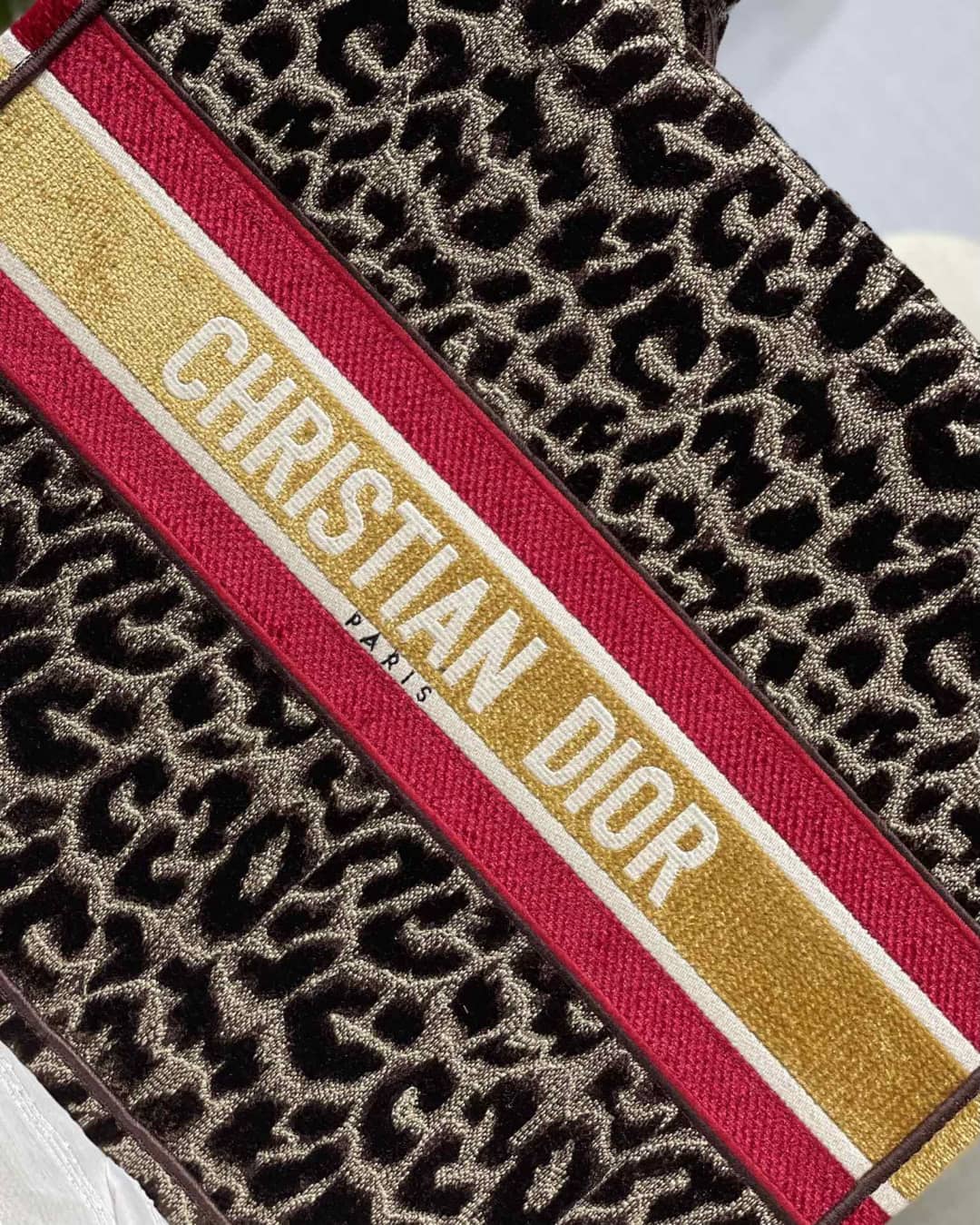 Christian Dior CD Book Embroidery Replica Tote
