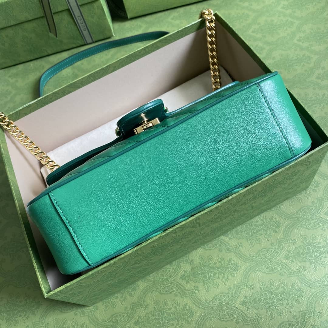 Gucci Marmont GG Small matelassé Shoulder Bag Replica 443497