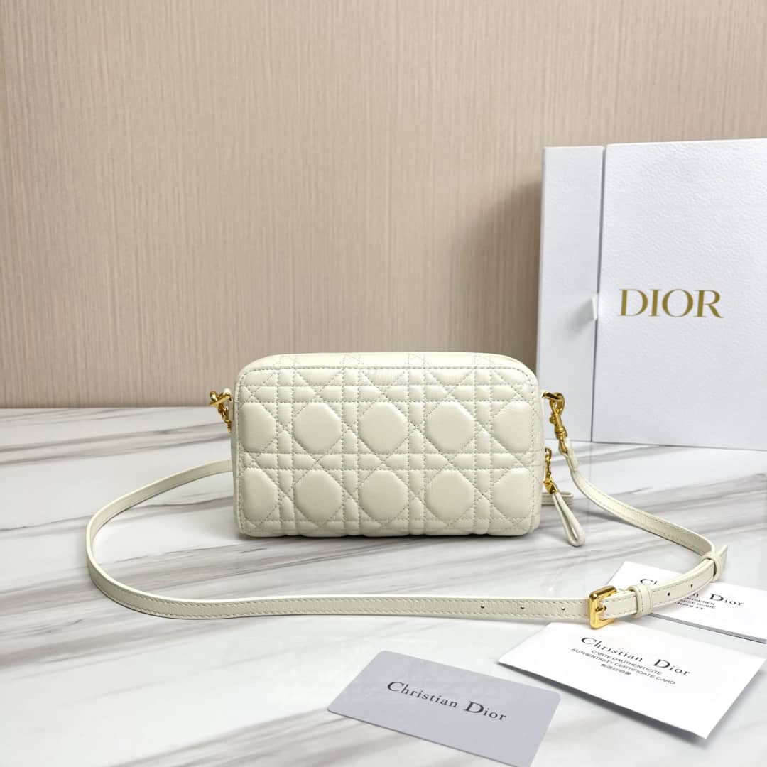 Christian Dior Caro Double Calfskin Pouch