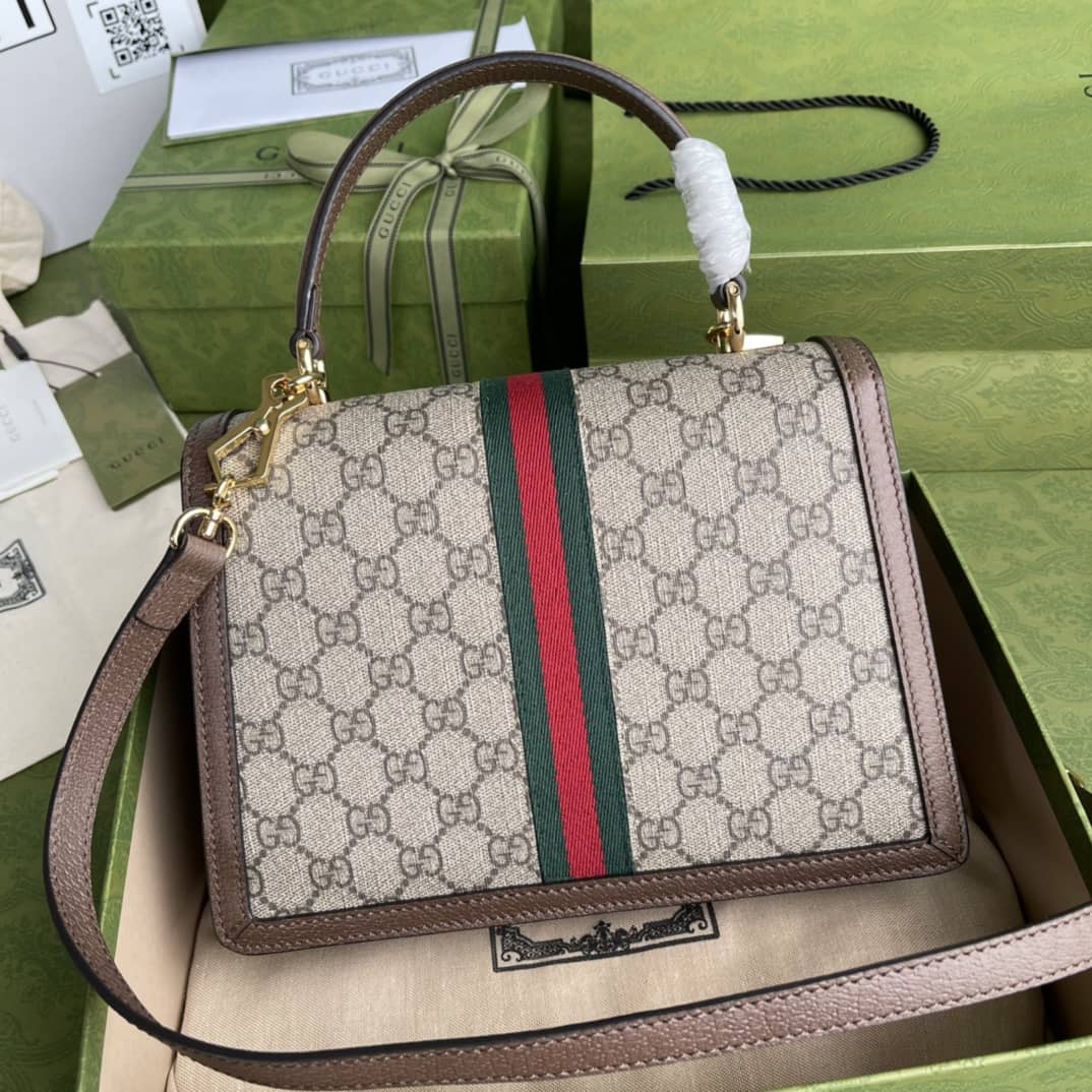 Gucci Ophidia Web Small Top Handle Bag Replica 651055