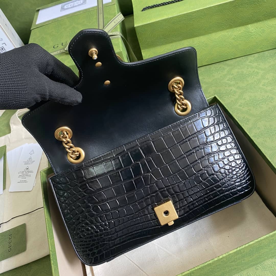 Gucci Marmont GG Small matelassé Shoulder Bag Replica 443497