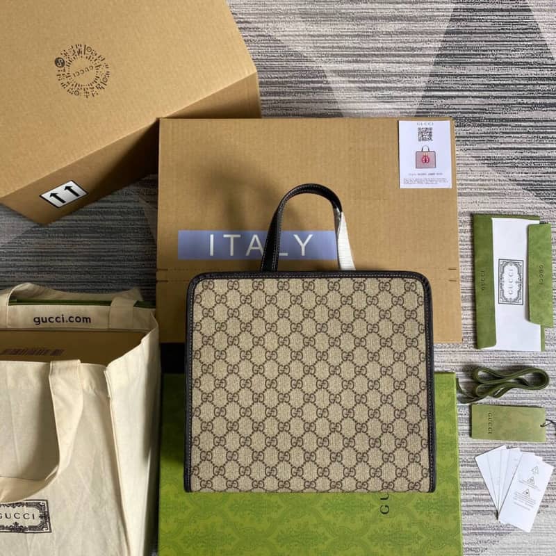 Gucci Children Ladybug GG Supreme Canvas Tote Replica 664083