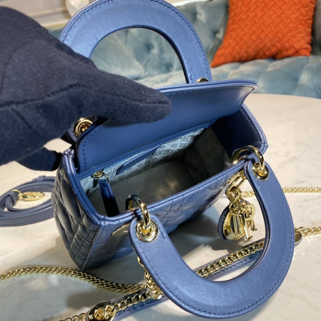 Christian Dior Lady Dior 17CM Replica Bag