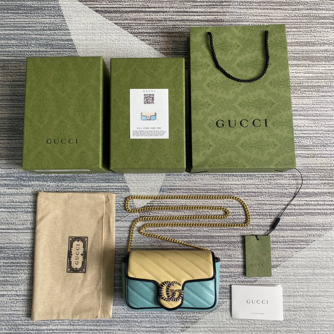 Gucci Marmont GG Mini Chain Shoulder Bag Replica 574969