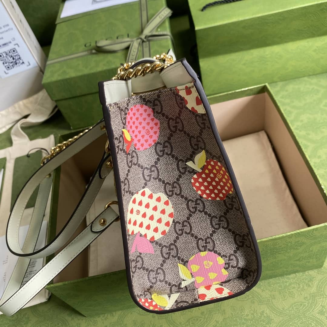 Gucci Padlock Small Berry Tote Replica 498156