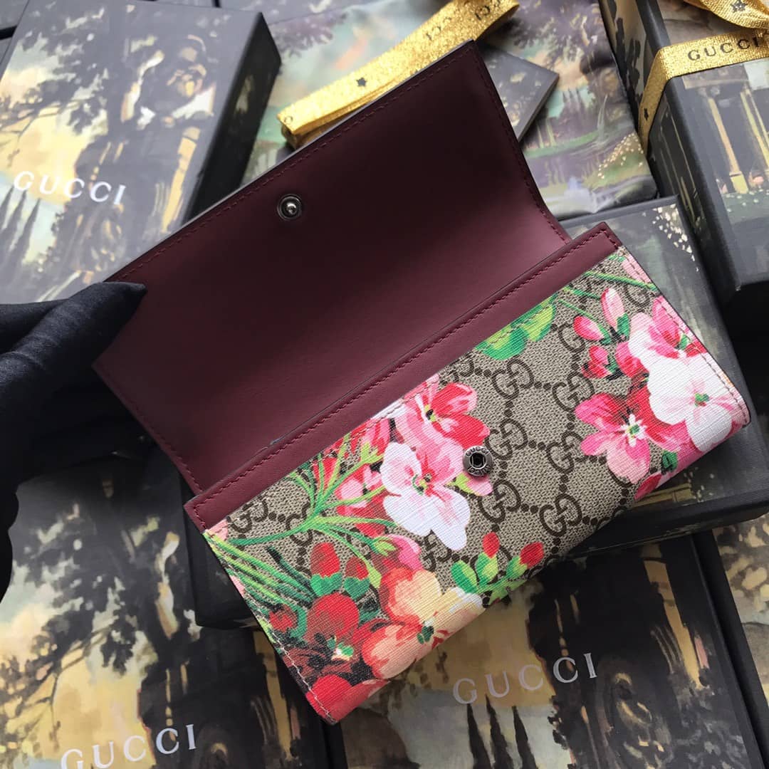 Gucci Bloom Dupes Continental Wallet 404070