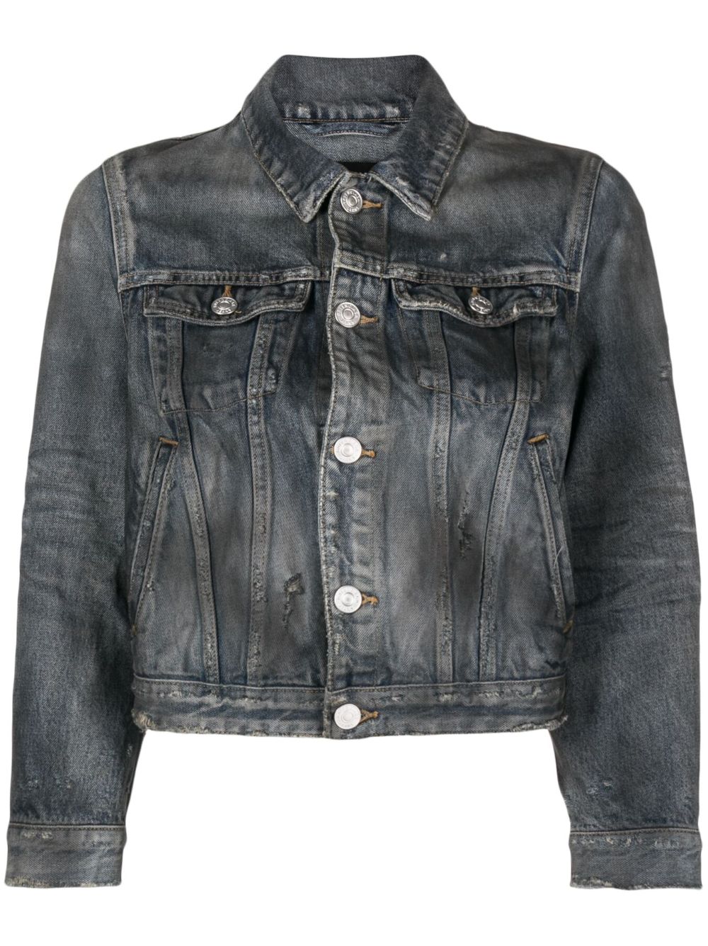 Balenciaga Dupes cropped denim jacket