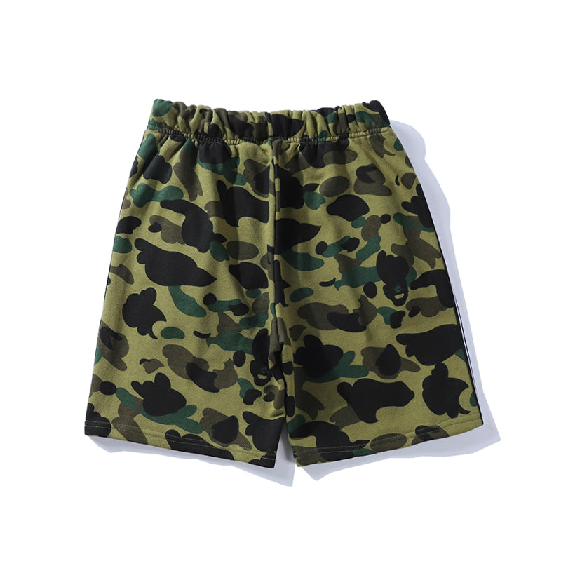BAPE Shorts Camo Green Pants HDCP8665