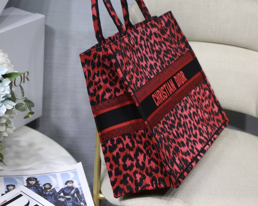 Christian Dior CD Book Embroidery Replica Tote
