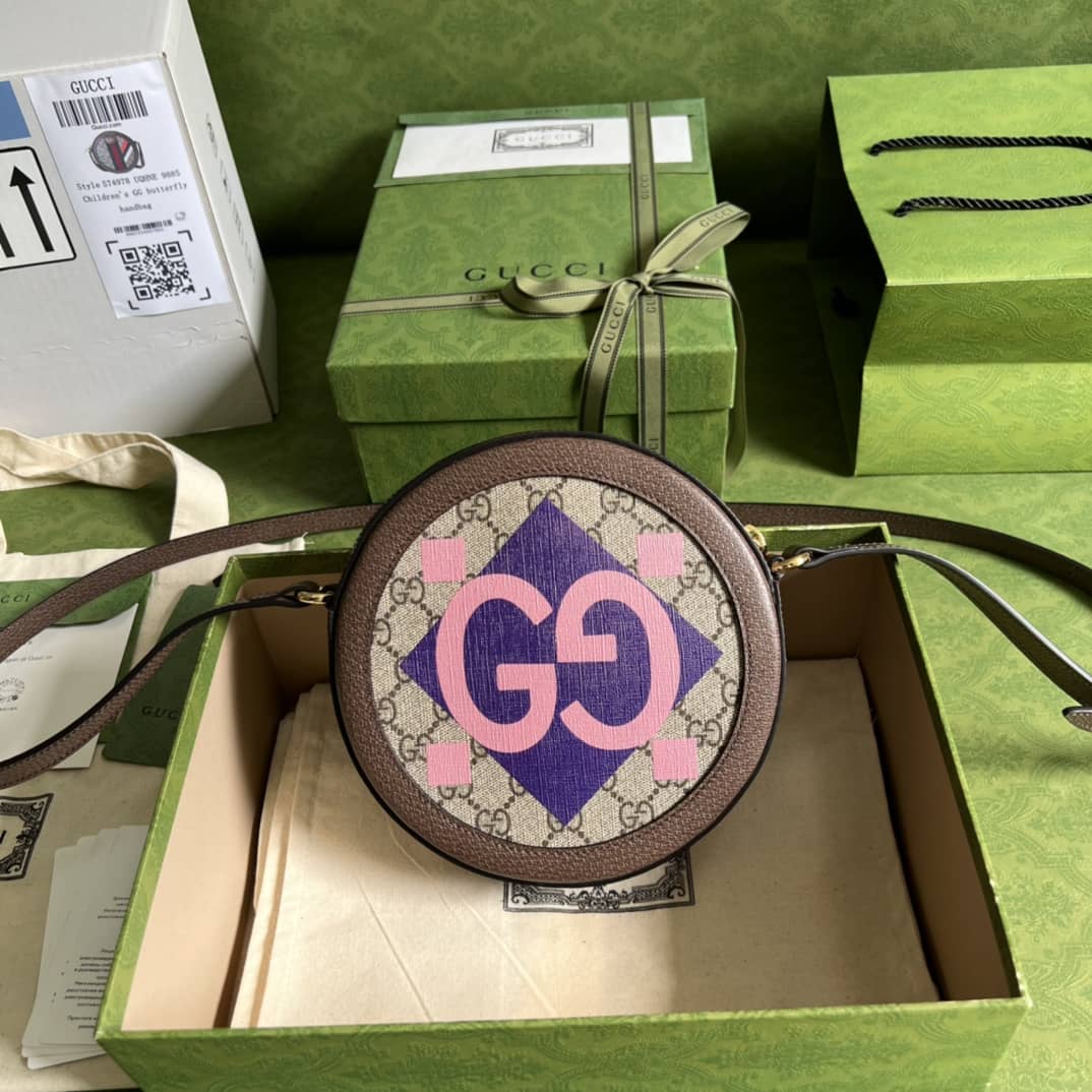 Gucci GG Round Crossbody Bag Replica 574978
