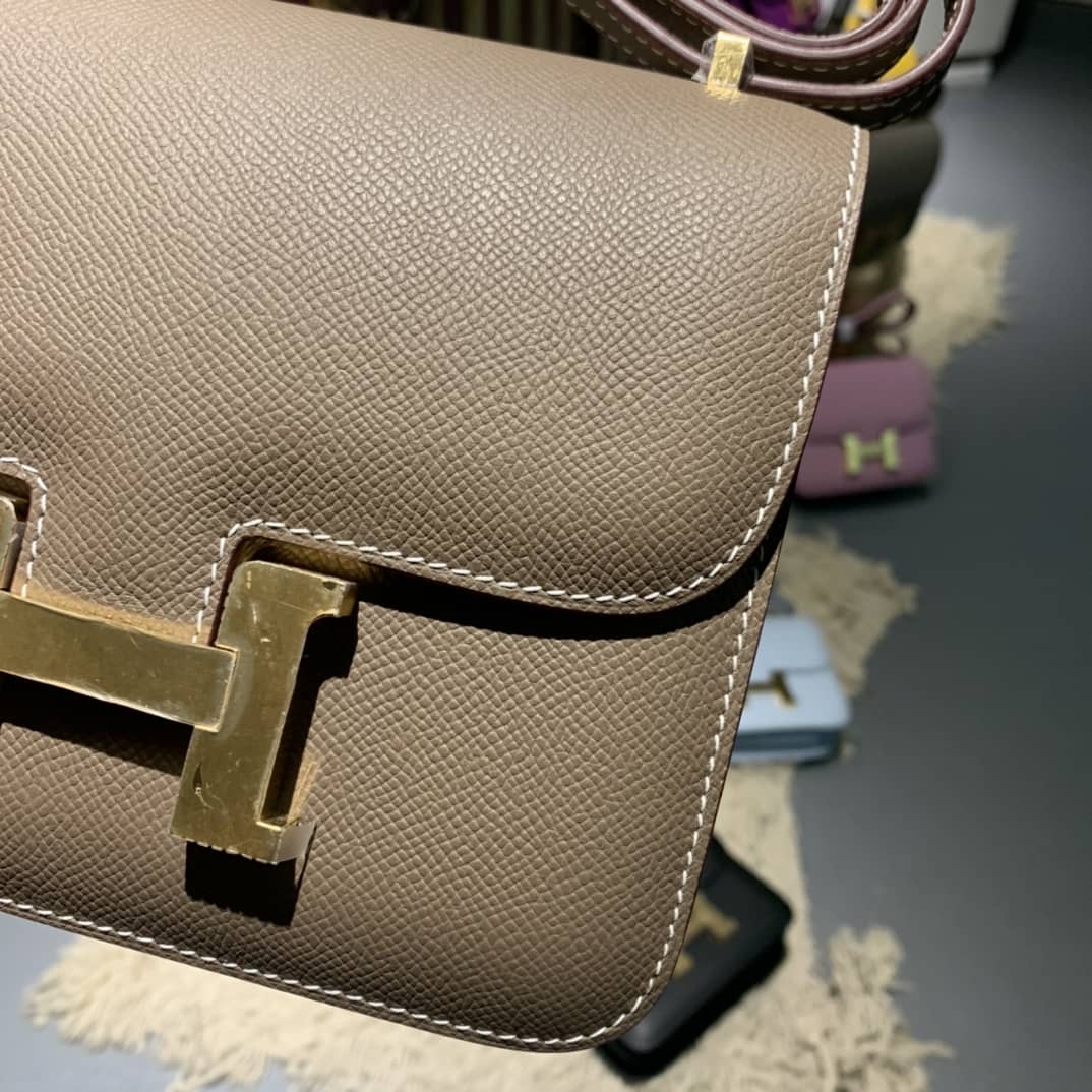 Hermes Replica Constance Bag 18CM Epsom Leather