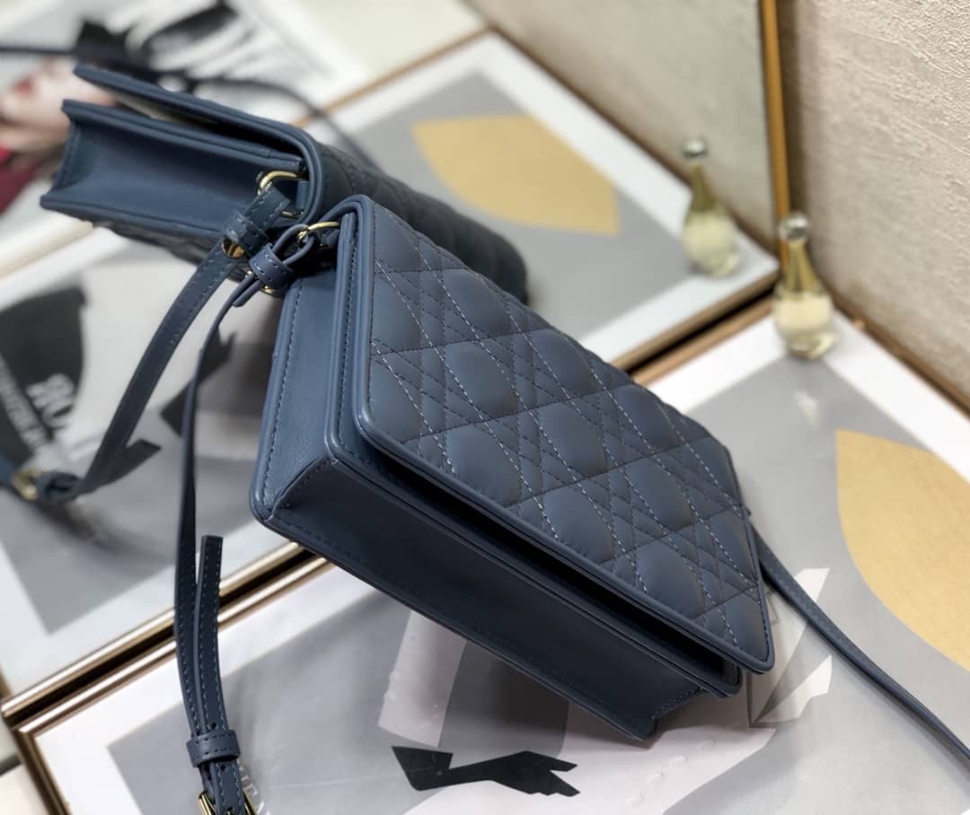 Lady Dior Dupe Cannage Calfskin Pouch