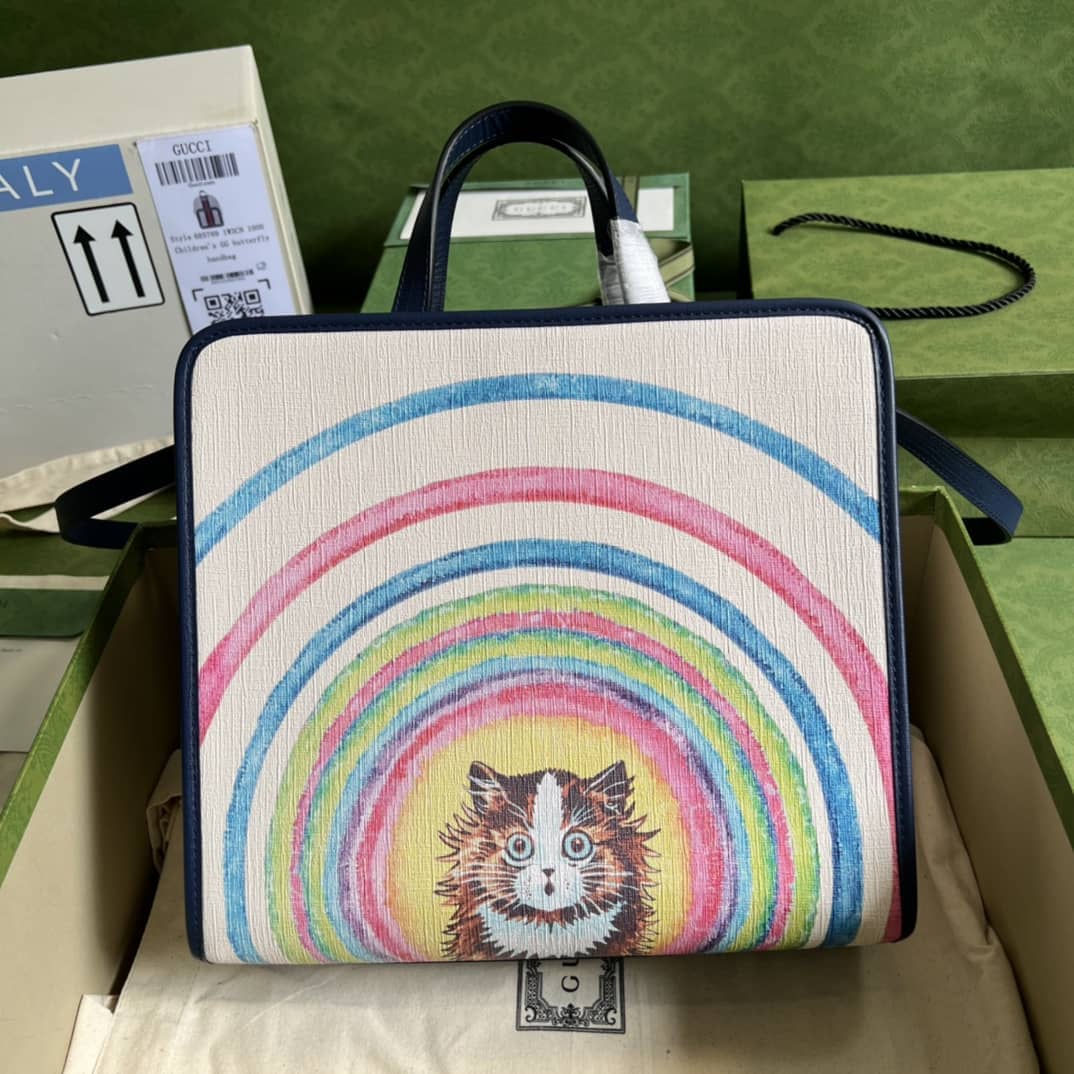 Gucci Children Cat Print 630542 Replica Tote Bag