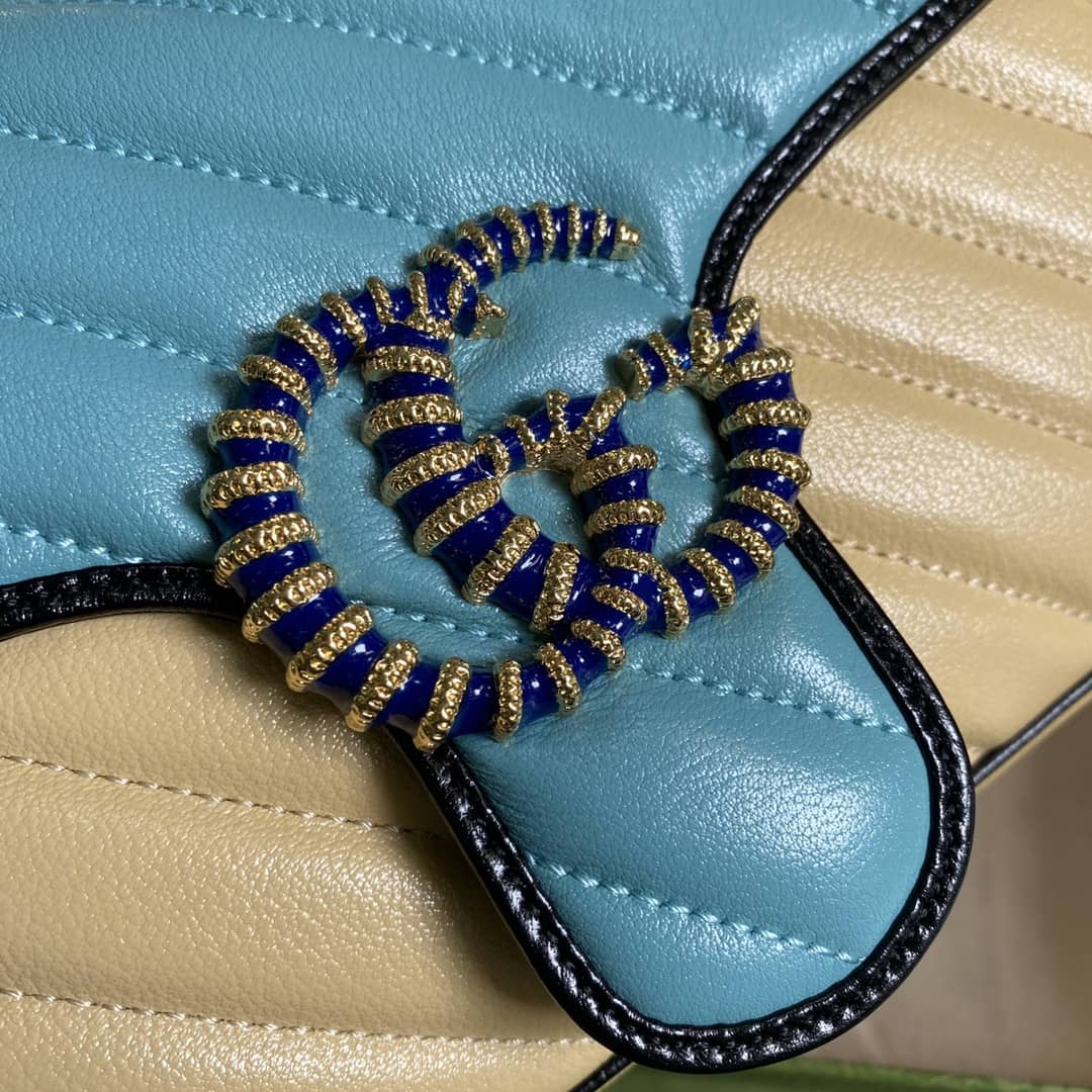 Gucci Marmont GG Small matelassé Shoulder Bag Replica 443497
