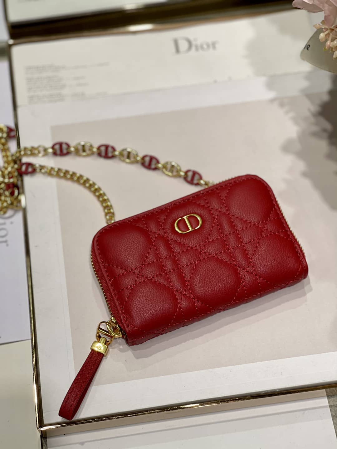 Top Christian Dior Replica Zipper Wallet